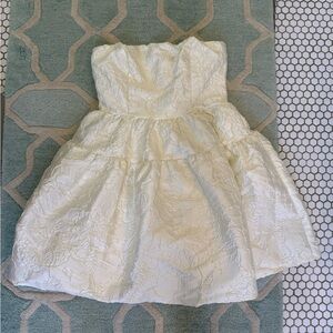 Hello Molly SILHOUETTE OF DREAMS STRAPLESS MINI DRESS